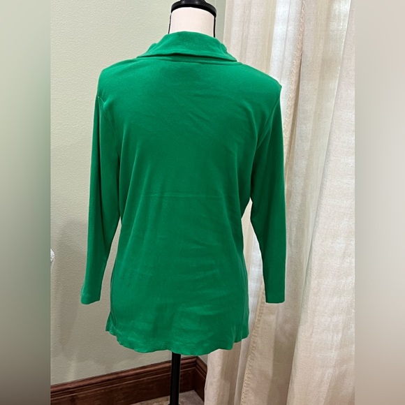 D & CO ESSENTIALS MEDIUM Green Sweater - Picture 2 of 9